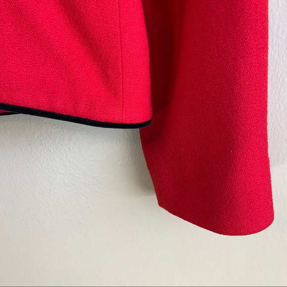 Vintage Pendleton Red Wool Black Velvet RELISTED - Picture 10 of 11